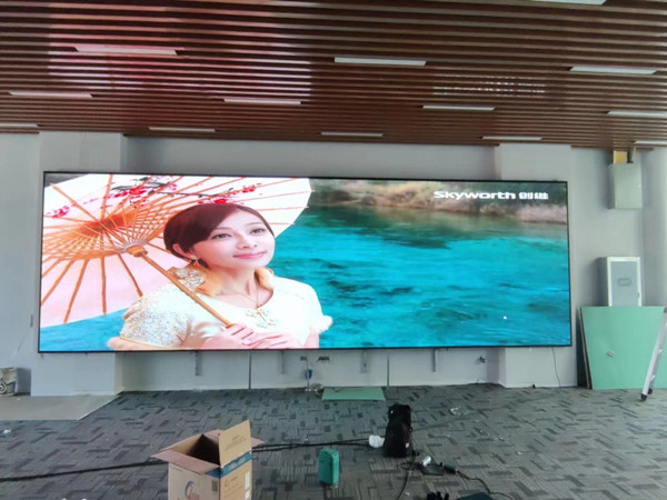 常德P1.53led小间距屏安装案例